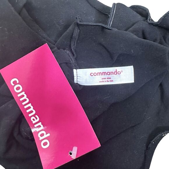 Commando Sleeveless Mock Neck Bodysuit - One Size - Black - Picture 4 of 5